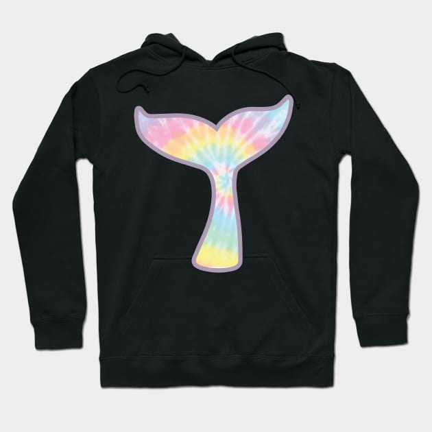 Mermaid Tail - tie dye Hoodie by emilystp23